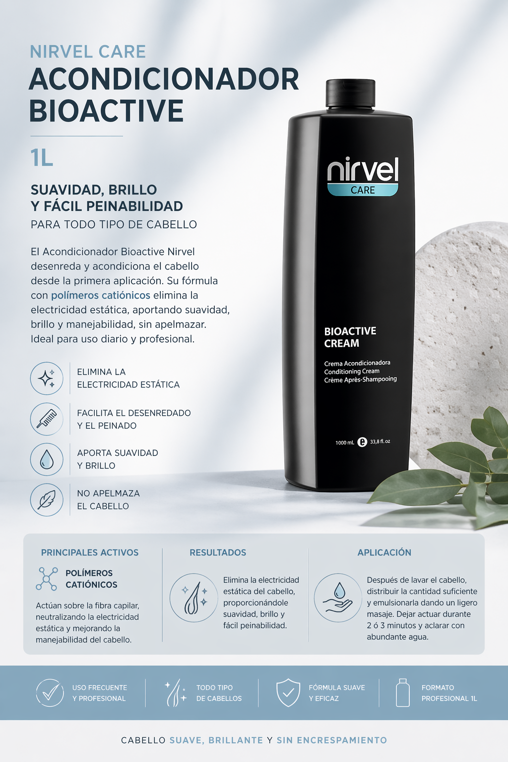 Acondicionador Bioactive Nirvel 1L Acondicionador Bioactive Nirvel 1L