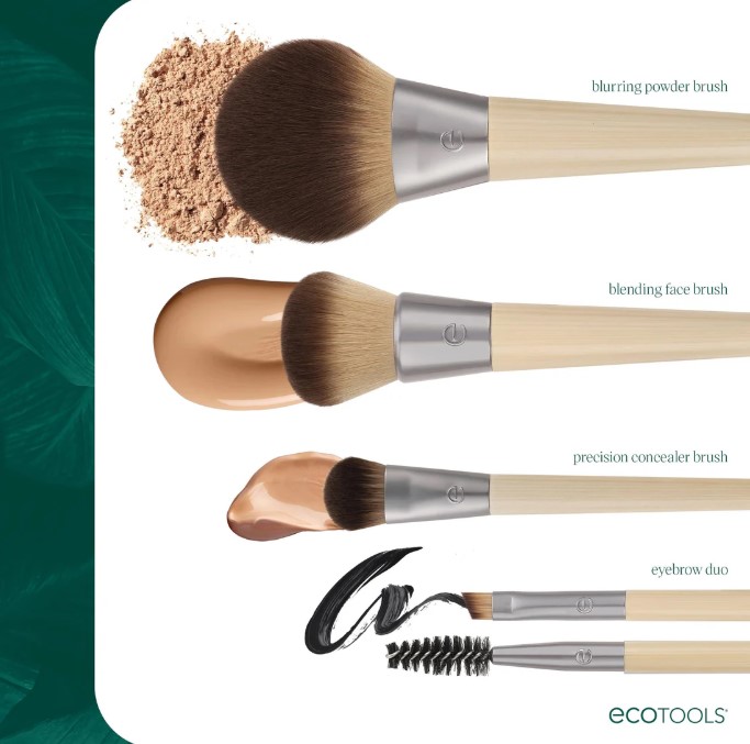 Dúo de pinceles para cejas Dúo de pinceles para cejas